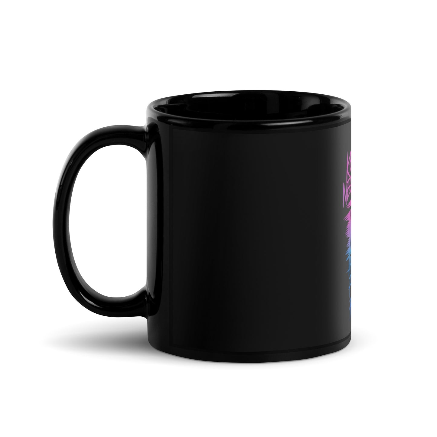 Keep Your Negative Vibe Away-Black Mug- Merch For Inspiration