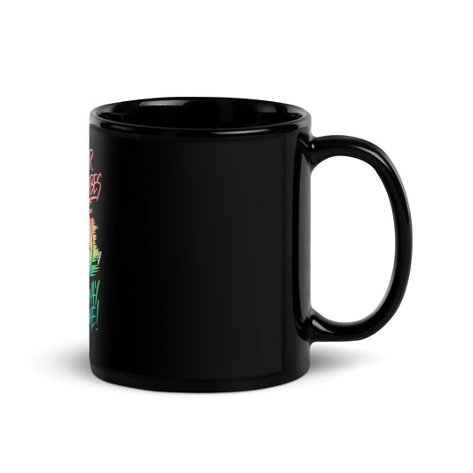 Keep Your Negative Vibe Away-Black Mug- Merch For Inspiration