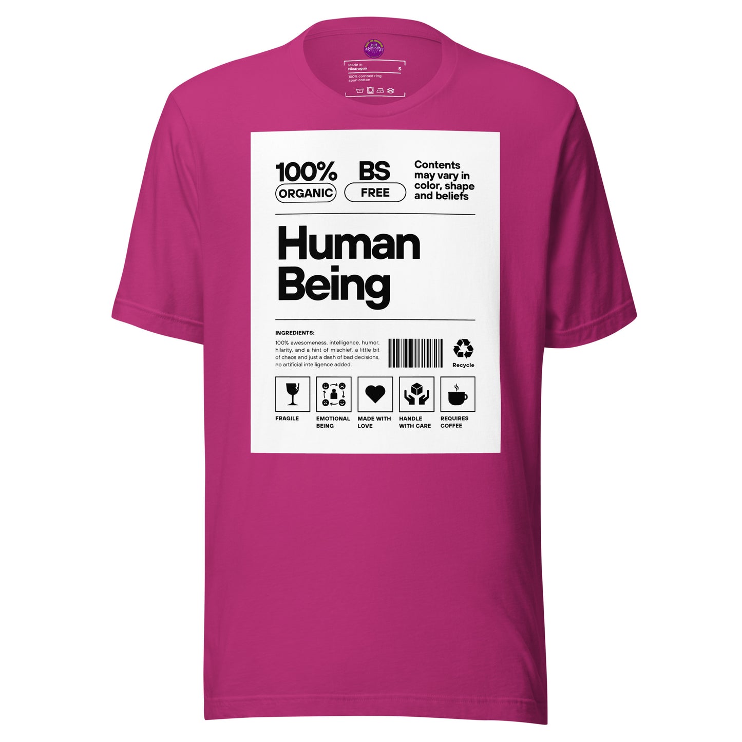 Human Being Lable Look  T-shirt - Merch for inspiration