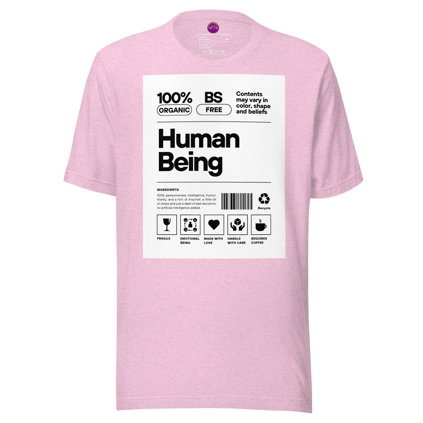 Human Being Lable Look  T-shirt - Merch for inspiration