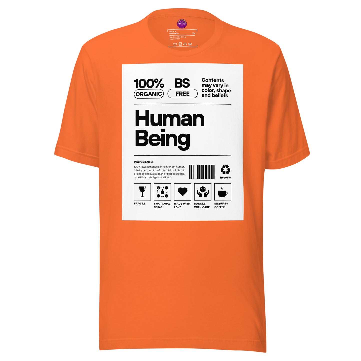 Human Being Lable Look  T-shirt - Merch for inspiration