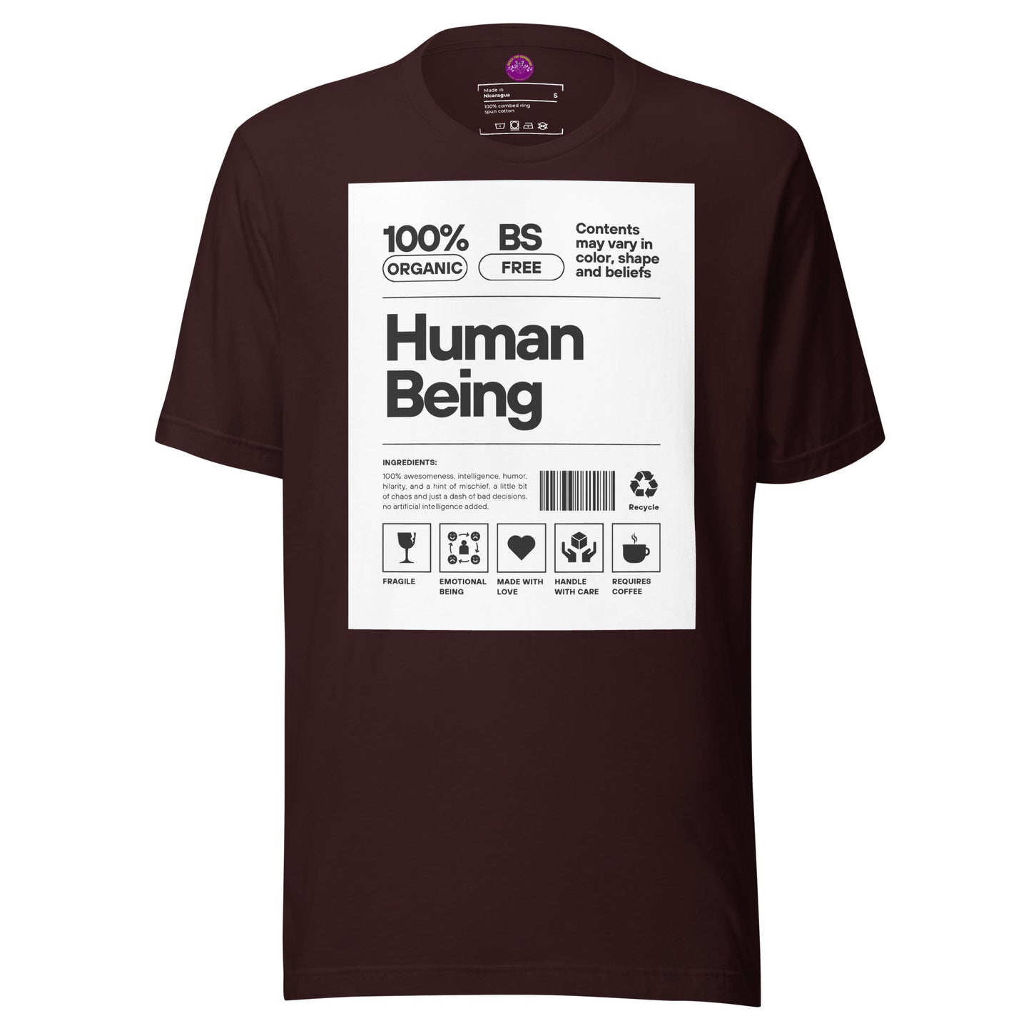 Human Being Lable Look  T-shirt - Merch for inspiration