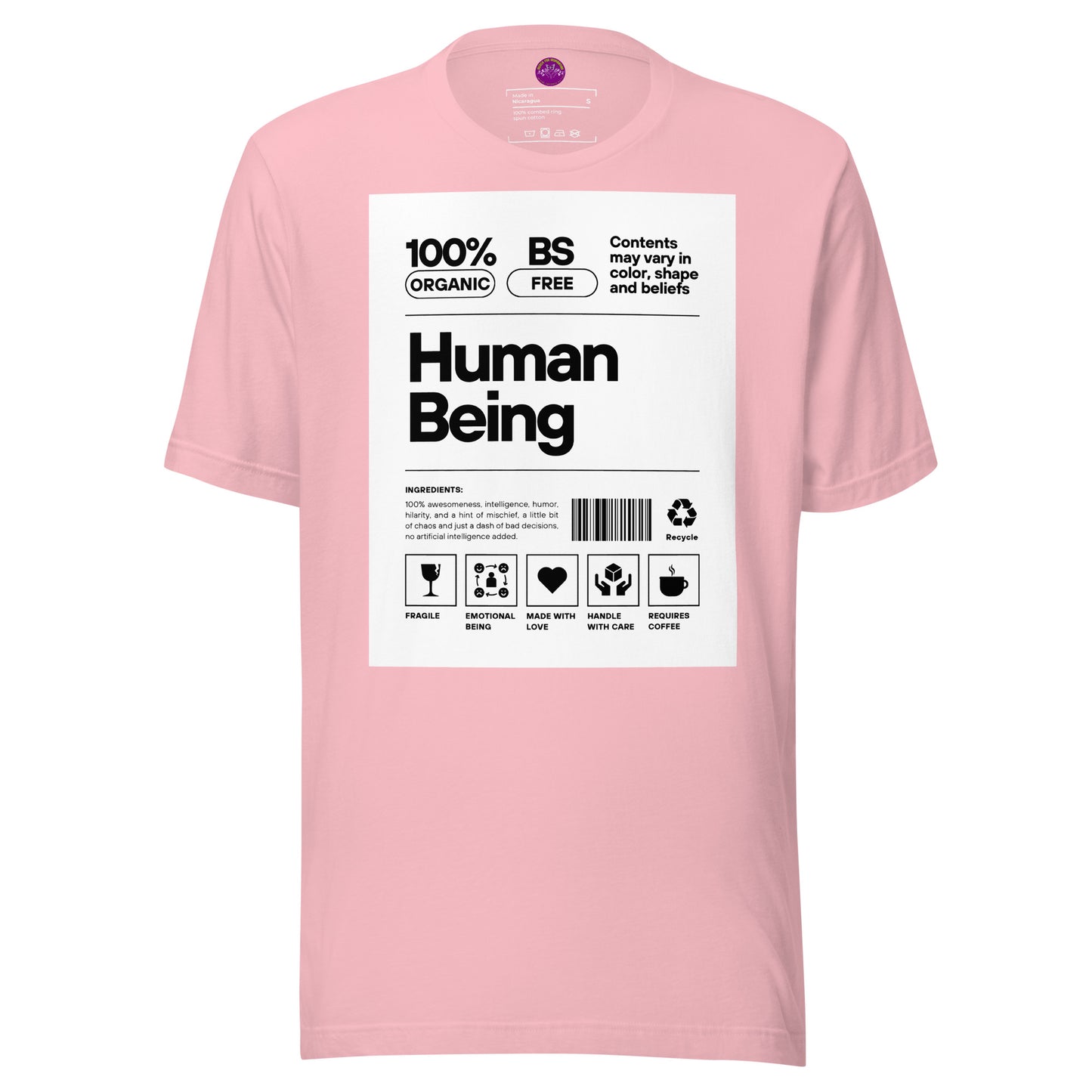 Human Being Lable Look  T-shirt - Merch for inspiration